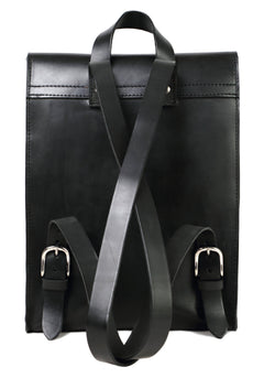 Leather Backpack Mod 120 Cuoio Black
