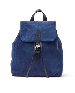 Leather Backpack Venice Collection Blue