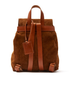 Leather Backpack Venice Collection Brown