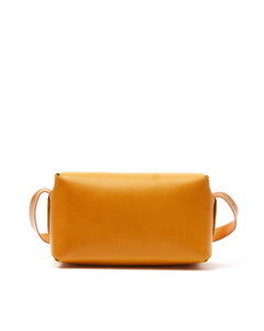 The Small Box Leather Bag Yellow