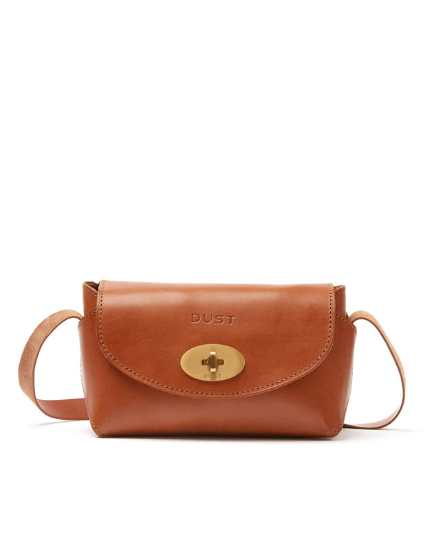 The Small Box Leather Bag Brown