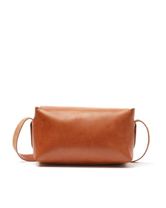 The Small Box Leather Bag Brown