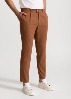 The Romana Cotton Trousers Light Brown