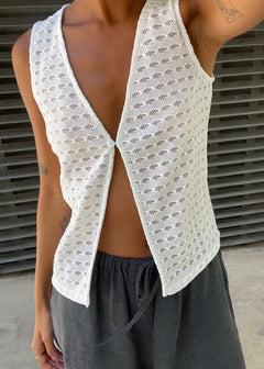 Devi Vest White
