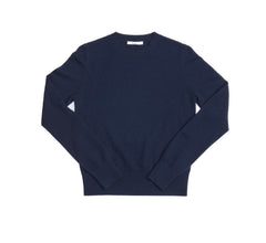 RHEA144 Merino-Cashmere Crew Navy