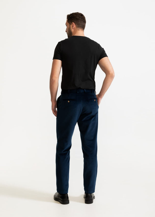 The Dacian Corduroy Trousers  Royal Blue