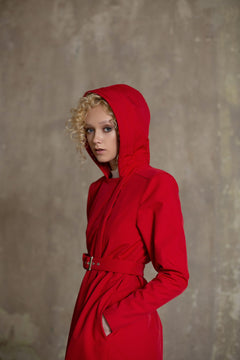 Classic Raincoat Red