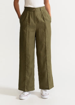 Women's Figa Linen Set  Khaki