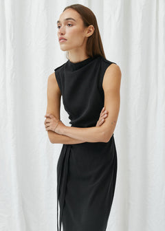 Saskia Midi Dress Black