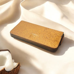 Kochi Coconut Leather Long Zip Wallet