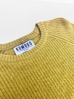 Men's Giovanni Wool Blend Jumper Mustard