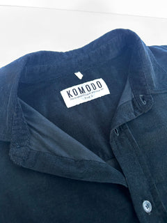 Abel Organic Corduroy Shirt Dark Marine