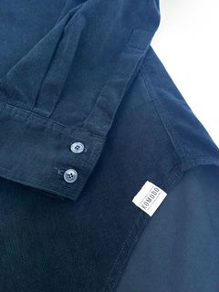 Abel Organic Corduroy Shirt Dark Marine