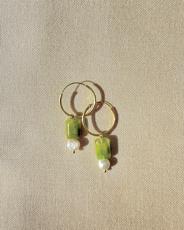 Sage Hoops Green/Gold