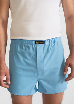 The Cotton Boxer Shorts Baby Blue