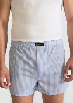 The Cotton Boxer Shorts Sky Blue