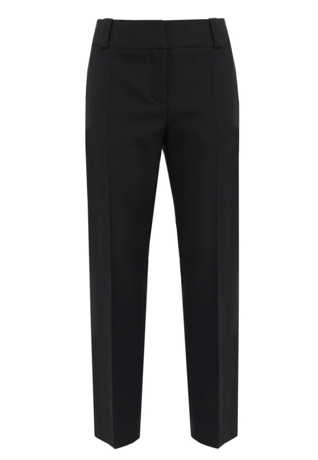 Black cigarette pants made from wool