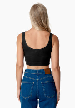 Iriss Cropped Top Black