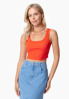 Iriss Cropped Top Red Hot
