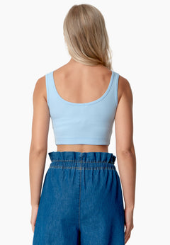 Iriss Cropped Top Seashell Blue