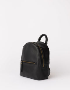 Ivy Mini Backpack Black Soft Grain Leather