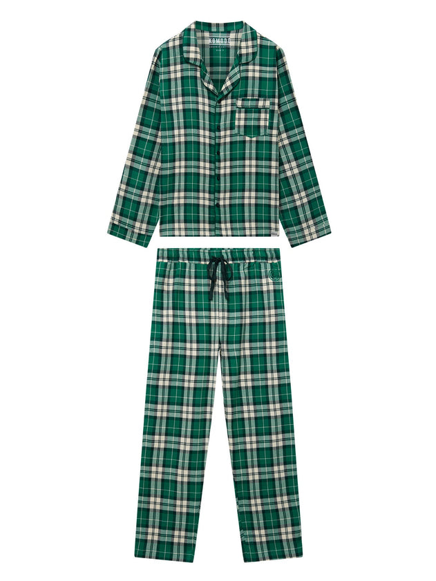 Jim Jam GOTS Organic Cotton Pyjama Set Green