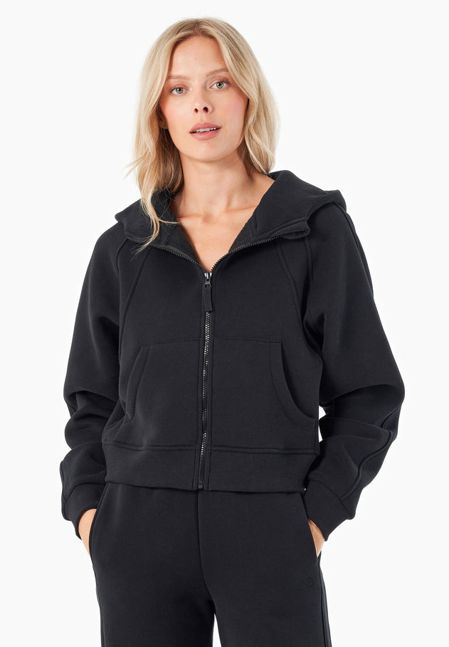 Joddy Zip-Hoodie Black