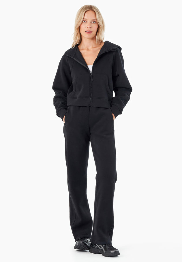 Joddy Zip-Hoodie Black