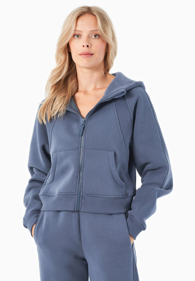 Joddy Zip-Hoodie Soft Indigo Blue