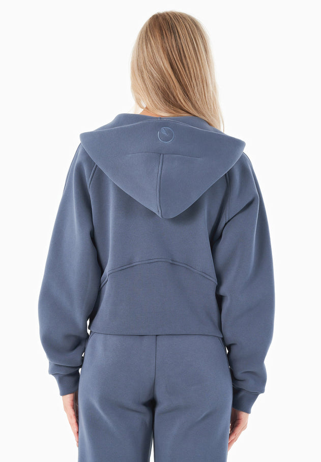 Joddy Zip-Hoodie Soft Indigo Blue