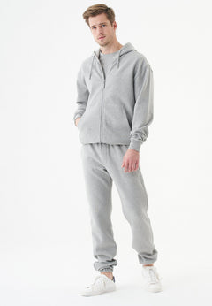 Pars Soft Touch Organic Cotton Sweatpants Grey Melange