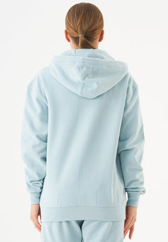 Junda Unisex Soft Touch Organic Cotton Sweat Jacket Mint Blue