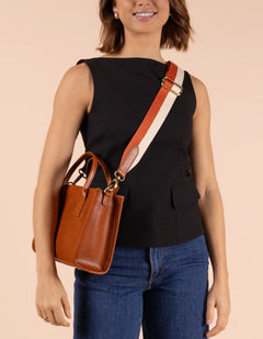 Jackie Midi Laukku Cognac