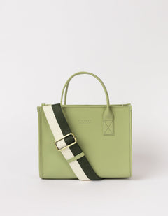 Jackie Midi Classic Leather Tea Green