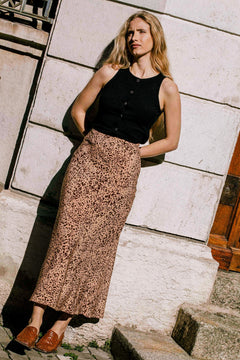 Iris Skirt Leopard
