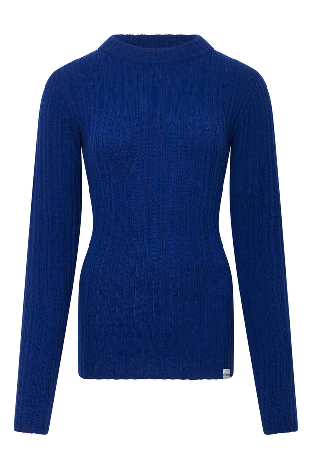 Lucky Wool Blend Jumper Navy