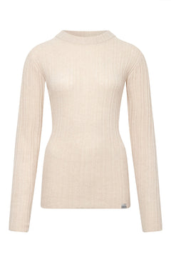 Lucky Wool Blend Jumper Sand