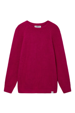 Men's Giovanni Wool Blend Jumper Fuschia