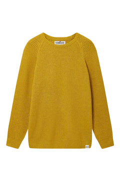 Men's Giovanni Wool Blend Jumper Mustard