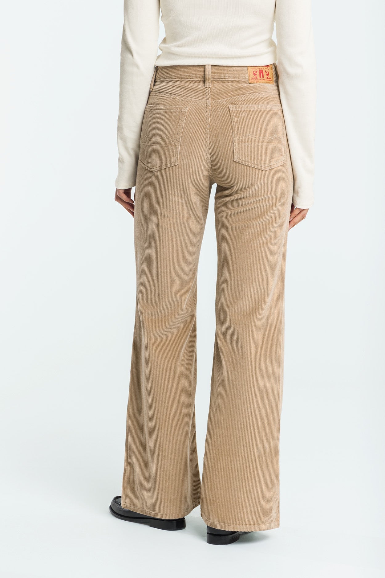 Jane Corduroy Trousers Silver Mink