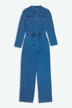 Ankan Denim Jumpsuit Mid Used Blue