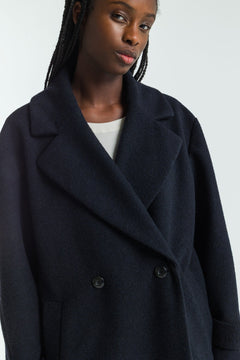 Masako Unisex Coat Maritime Blue