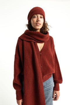 Khari Scarf Madder Brown