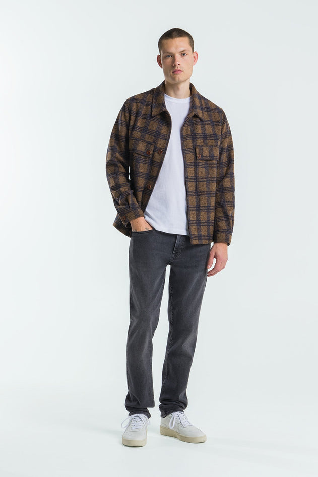 Men's Donovan Jacket Desert Palm Brown Check