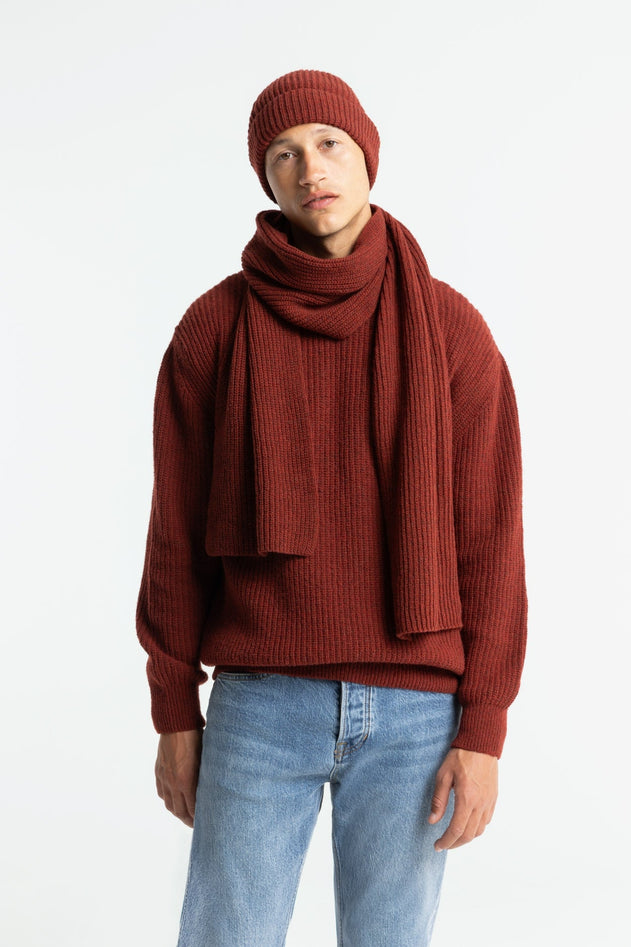 Khari Scarf Madder Brown