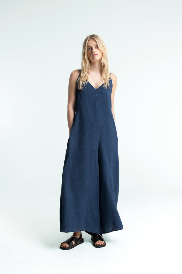 Mikasa Jumpsuit Indigo Linen