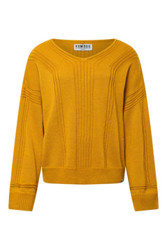 Anya Fine Merino Wool Jumper Mustard