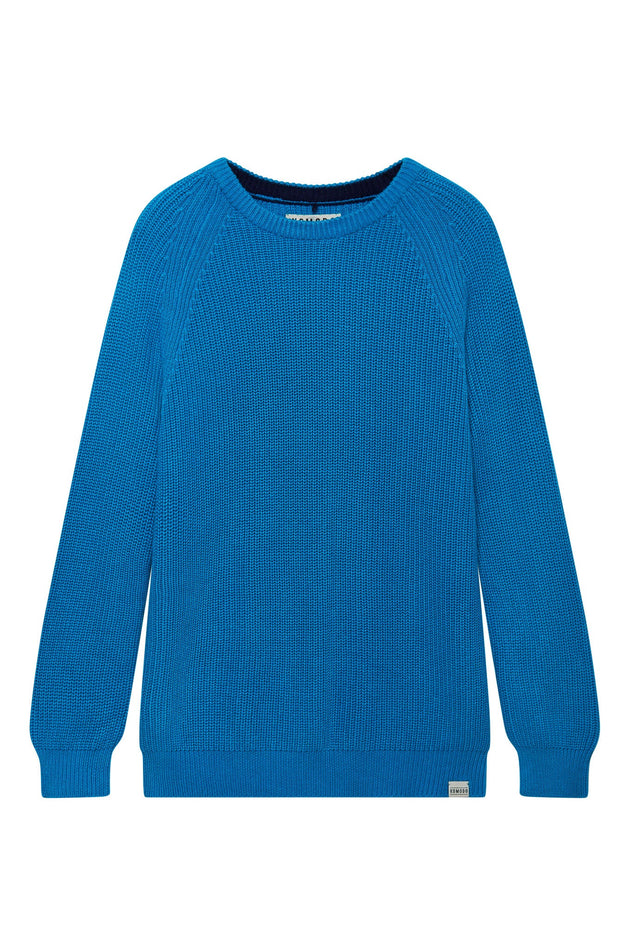 Sergio Organic Cotton Jumper French Blue