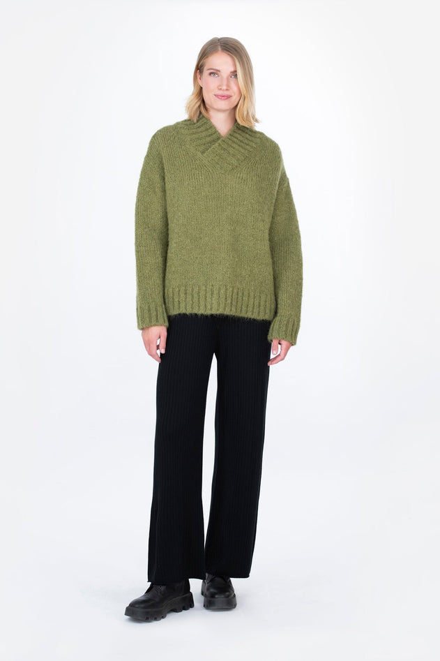 Kaamos Knit Sweater Green