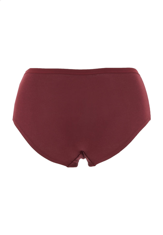 Karinna Hipster Underpants 3-Pack Bordeaux